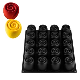 Stampo in silicone professionale Pavoni per rose Volupte