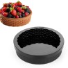 Vista dall'alto stampo in silicone Panier Pavocake con dettaglio intreccio a cesta diametro 18 cm