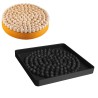 Stampo in silicone Top Hazel Silikomart diametro 18 cm con trama a nocciole