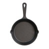 TEGAMINO TONDO IN GHISA 1 MANICO Ø 15 CM SK-6R NERO