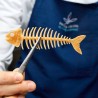 Dettaglio impronte a forma di lisca di pesce stampo professionale