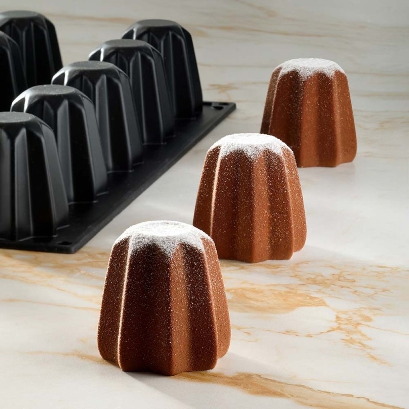 Particolare della cavità a forma di mini pandoro con scanalature definite per una cottura estetica perfetta