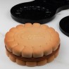 Dettaglio trama interna stampo silicone biscuit per pasticceria professionale