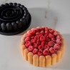 Torta finita realizzata con lo stampo in silicone Charme di Pavoni Professional