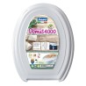 Sedile copri WC Domus 4000 Bama in plastica bianca