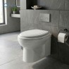 Copri WC in plastica bianco per bagno classico e moderno