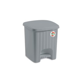 PATTUMIERA BAGNO PEDALINA Lt 6 STONE GREY