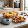 Pirofile Pyrex Cook&Enjoy in vetro borosilicato con piatti pronti in tavola