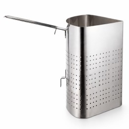 Colapasta a spicchio in acciaio inox 1/4 per pentole da 40 cm, accessorio professionale per ristorazione e cotture multiple