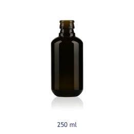 BOTTIGLIA VETRO PACHO ANTI FRODE 250 ml VERDE ANTICO