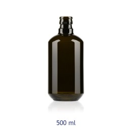 BOTTIGLIA VETRO PACHO ANTI FRODE 500 ml VERDE ANTICO