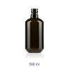 BOTTIGLIA VETRO PACHO ANTI FRODE 500 ml VERDE ANTICO