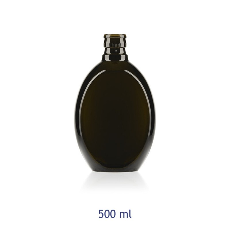 BOTTIGLIA VETRO SEED ANTI FRODE 500 ml VERDE ANTICO