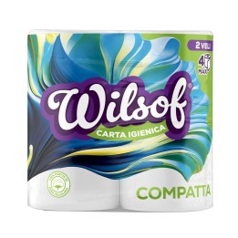 CARTA IGIENICA WILSOF COMPATTA 2 VELI 4 ROTOLI