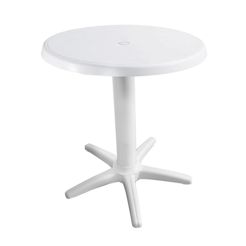 Tavolo Rotondo Nettuno Bianco Ø 60 - Tavoli Giardino | RagStore