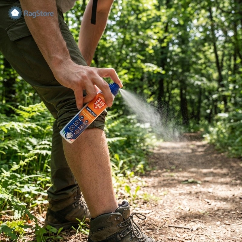 Repellente spray Anti zanzare Explorer adatto ad escursioni contro insetti e zecche