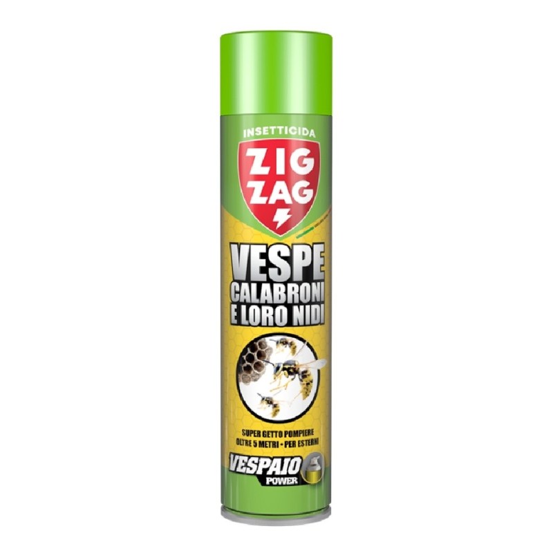 Insetticida Zig Zag Vespaio Power 600 ml spray per vespe e calabroni