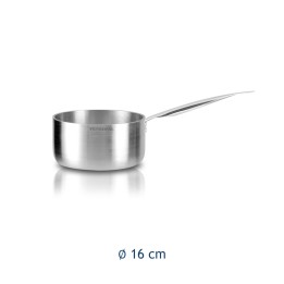 Casseruola a 1 manico realizzata in alluminio puro da 16 cm - Academy Chef Pensofal