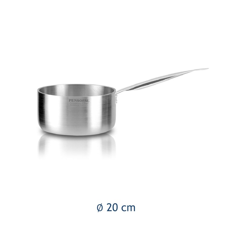 Casseruola alta in alluminio puro Academy Chef Pensofal da 20 cm con 1 manico