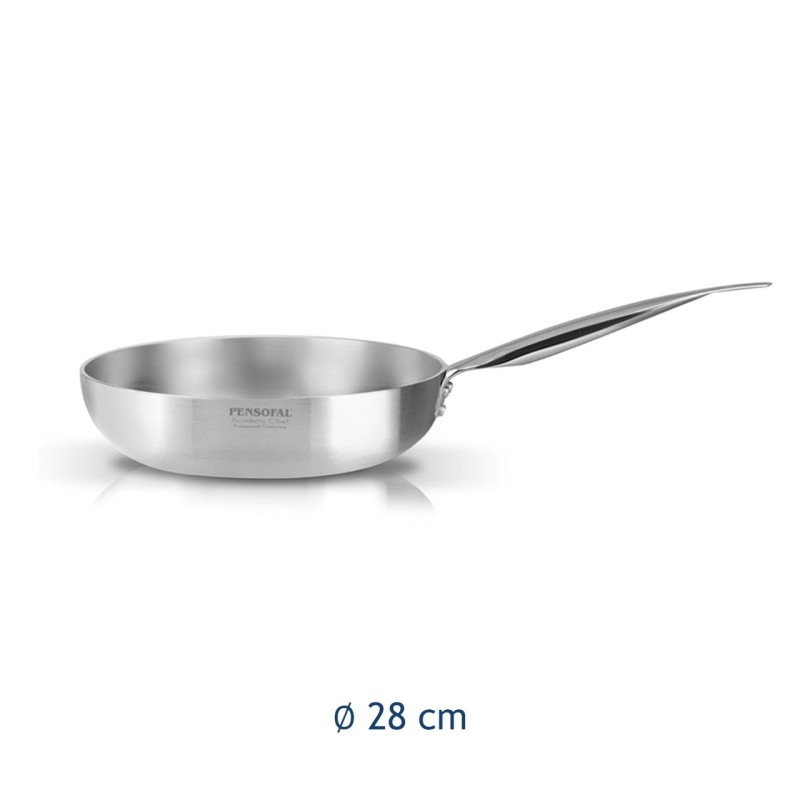 Padella in alluminio puro per induzione Academy Chef da 28 cm