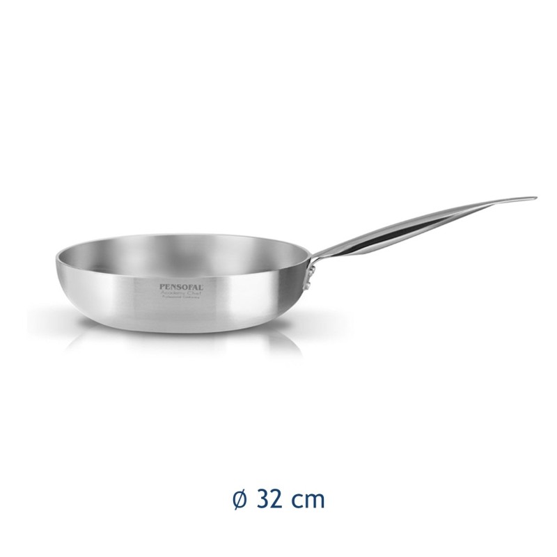 Padella alluminio puro professionale da 32 cm Academy Chef Pensofal