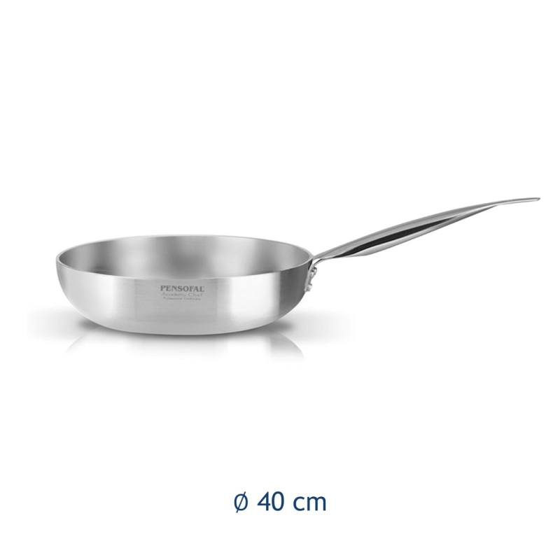 Padella professionale in alluminio puro Academy Chef da 40 cm