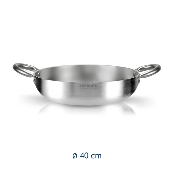 TEGAME ALLUMINIO PURO INDUZIONE ACADEMY CHEF 40 CM
