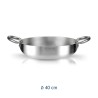 TEGAME ALLUMINIO PURO INDUZIONE ACADEMY CHEF 40 CM