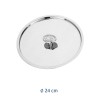 Coperchio Aluinox 1907 Pentole Agnelli 24 cm in acciaio inox con pomolo centrale