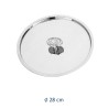 Coperchio Aluinox 1907 Pentole Agnelli 28 cm in acciaio inox con pomolo centrale