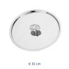 Coperchio Aluinox 1907 Pentole Agnelli 32 cm in acciaio inox con pomolo centrale