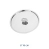 Coperchio Aluinox 1907 Pentole Agnelli 16 cm in acciaio inox con pomolo centrale