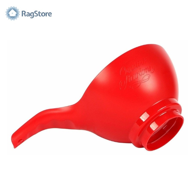Imbuto in plastica con bocca larga per riempire barattoli senza sporcare