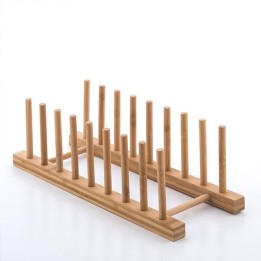 SCOLAPIATTI DA APPOGGIO IN BAMBOO CM 34x12x12