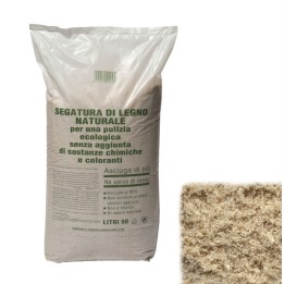 SEGATURA DI LEGNO NATURALE SACCO 50 LT