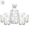 Set Whisky Cassiopea Spirits 7 Pezzi | Bormioli Rocco | Elegante Servizio in Vetro