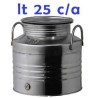 Bidone Olio Inox 25 Litri 18/10 c/a - Contenitori Olio | RagStore
