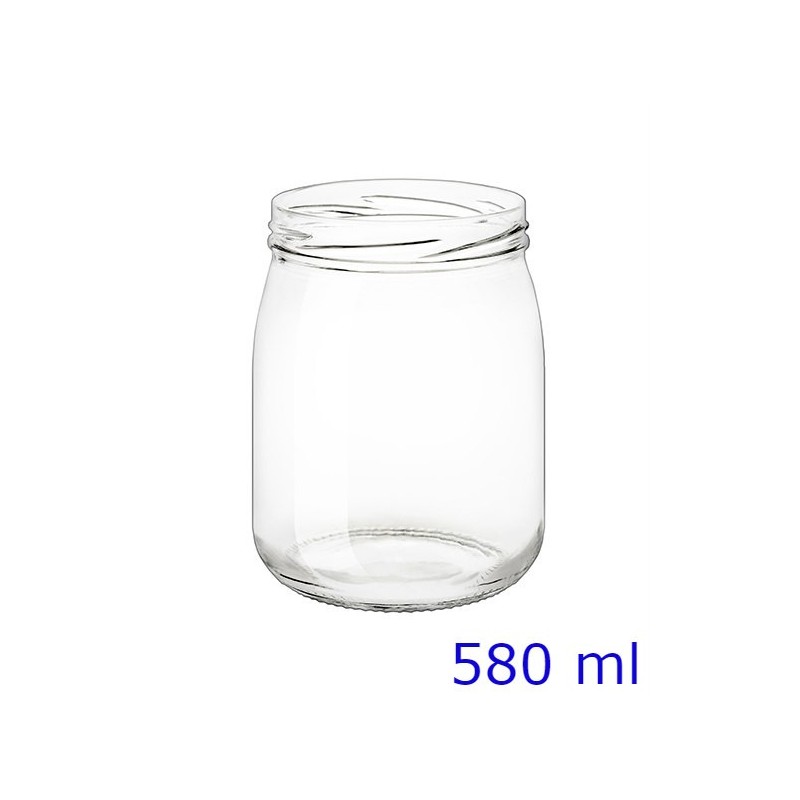 BARATTOLO VETRO CC 580 Ø 82 BASSO