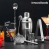 SET DA COCKTAIL STARTER KIT PER BARMAN 6 Pz CON RICETTARIO