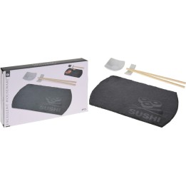 SET SERVIZIO SUSHI PIATTO ARDESIA CON ACCESSORI Pz 4