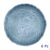 SOTTOPIATTO VETRO DIAMOND CM 33 SET 6 Pz - OCEAN BLUE