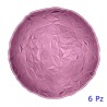 SOTTOPIATTO VETRO DIAMOND CM 33 SET 6 Pz - VIOLA ROCK PURPLE