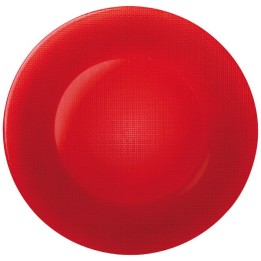 SOTTOPIATTO VETRO INCA CM 31 ROSSO