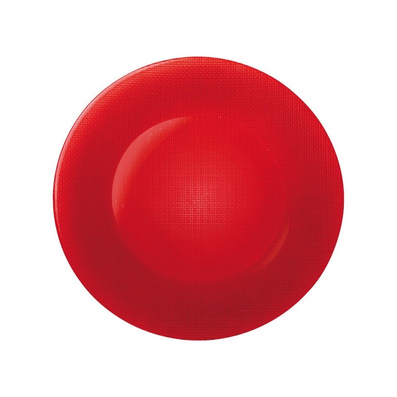 SOTTOPIATTO VETRO INCA CM 31 ROSSO