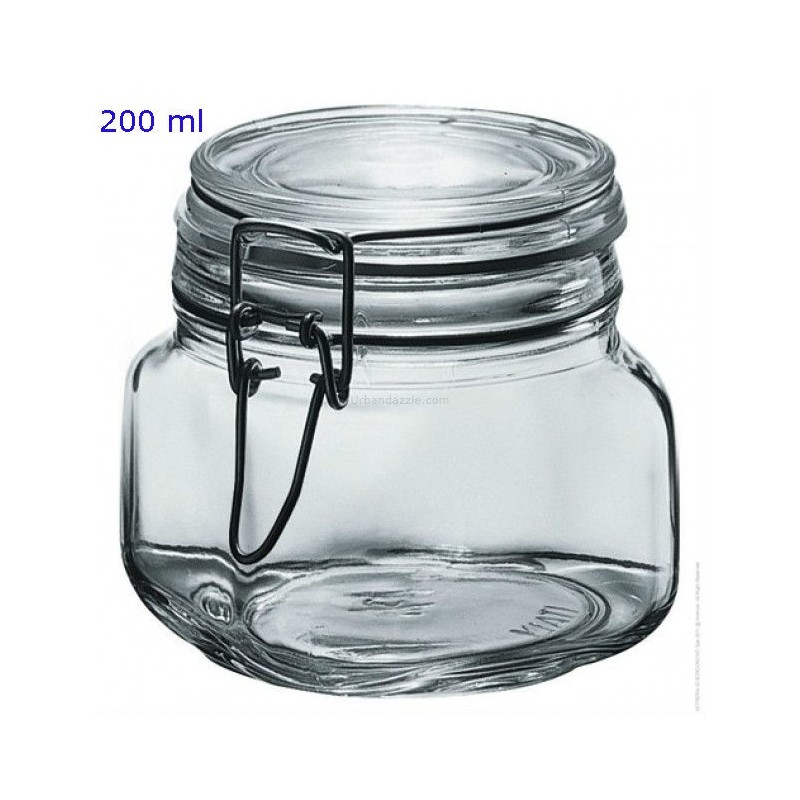 BARATTOLO VETRO ERMETICO PRIMIZIE 200 ml