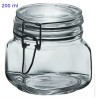 BARATTOLO VETRO ERMETICO PRIMIZIE 200 ml