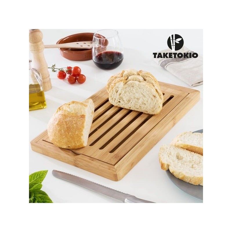 TAGLIERE PANE LEGNO BAMBOO CM 38x24