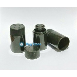 TAPPO ANTI FRODE A VITE PLASTICA VERDE OLIVA
