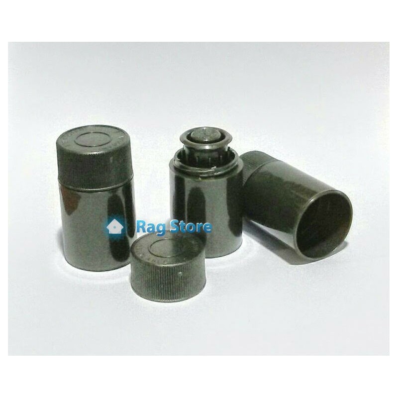 TAPPO ANTI FRODE A VITE PLASTICA VERDE OLIVA