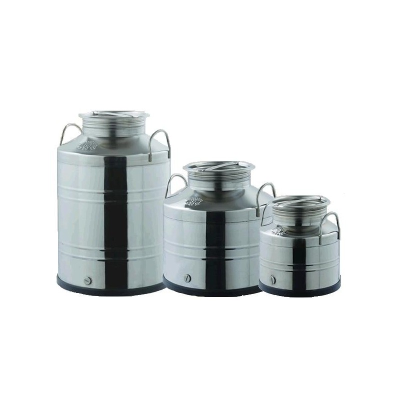 BIDONE OLIO INOX 4F LT 25 C/A SALDATO